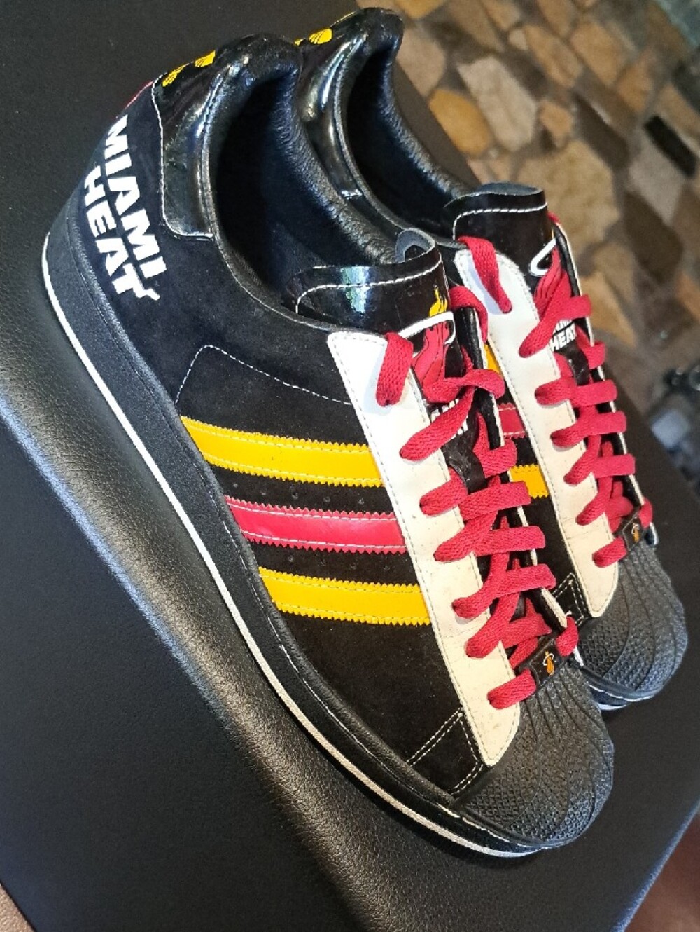 Adidas X Miami Heat Superstar NBA  Sneakers 11 - Picture 2 of 10